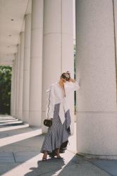 Evening Wear: Ruffles Silk Skirt