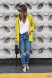 Yellow Cardigan 