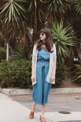 A Summer Jumpsuit Styled for Fall
