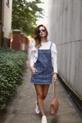OVERALLS + LACE