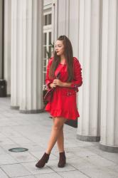 Red total look