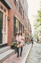 Exploring Boston. Acorn Street