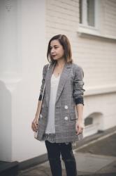 Why The Glen-Checked Blazer is a Smart Investment in Fall // Fashionkarussell