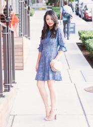 Blue Lace Dress