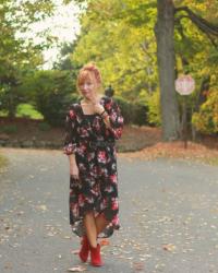 Kimono Styled As A Dress: Tis’ The Season