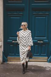 Black & White Striped Snuggie