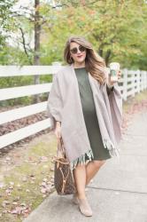 How to Wear a Poncho this Fall
