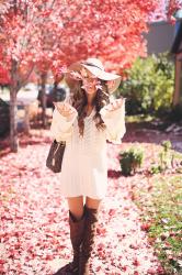 Ruffle Sleeve Dress in Aspen