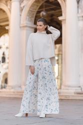 Statement wide leg pants