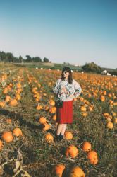 Surrounded by Pumpkins