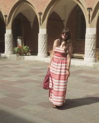 OOTD: Striped maxi dress