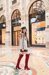 Tendenza marsupio e tendenza giacca in principe di Galles: ecco il mio look!