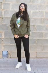 Combinar chaqueta militar