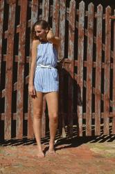 Striped Romper