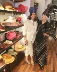 Magical Milliners:  Anna Mikhailova and Patrizia Fabri