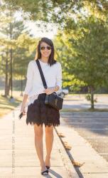 Lace Hem / Fringe Mini