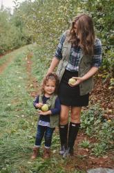 Mommy and Me Apple Picking Outfits