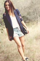 Shorts con americana