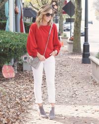 Casual outfit in Red
