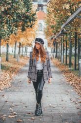 Autumn must have : checked jacket ootd