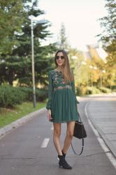 Green dress