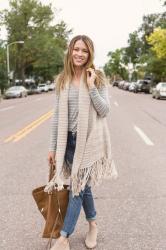 3 Tips For Layering A Fringe Vest For Fall