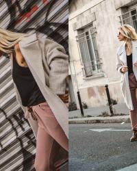 Mon blanc manteau – style oversize