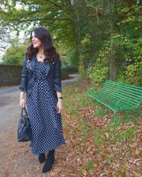 Polka Dot Maxi Dress (& #Passion4Fashion Linkup)