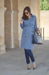 Blue trench