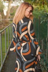 The Ultimate 70s-Style Patterned Midi Dress #iwillwearwhatilike