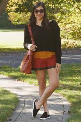 {outfit} How To Wear Shorts in Fall