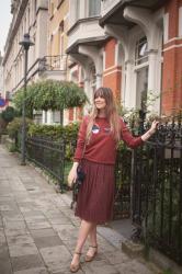 Outfit: playful office outfit in double leopard print and wink sweater