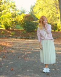Pink Lace Up Sweatshirt & Tulle Skirt: The Women That Get You