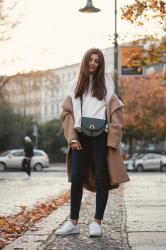 My Autumn Uniform: Camel Coat & Sneaker