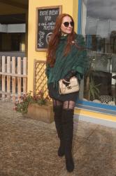 Wild Tights and Cute Necklace ...Together?