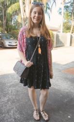 Dresses and Kimonos: Easy Spring Boho Stay at Home Mum Style
