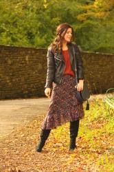 Autumnal Florals ( & #Passion4Fashion Linkup)