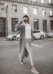 7 Ways to Wear a Fuzzy Long Coat