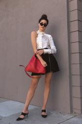 How To Style A Red Statement Bag 3 Ways