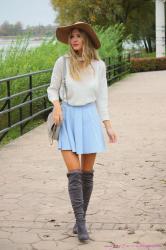 BABY BLUE SKIRT