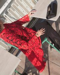 Standing Out In A Crowd | Red Lace And Attitude