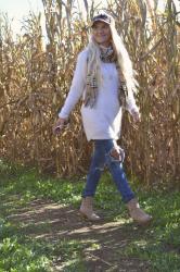 Fall Sweaters & Pumpkin Patch