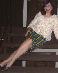 Tribble Sweater and the Circus Skirt