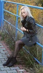 Black autumn look