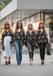 CHIC AT EVERY AGE FEATURING DARK FLORALS