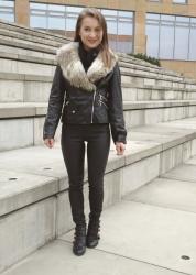 127. Total leather black