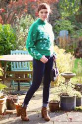 It's OTT and I Love it | Bright Green Statement Jumper