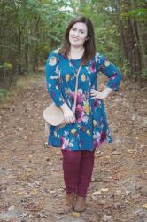 FALL STYLE | HOW TO WEAR A DRESS WITH PANTS