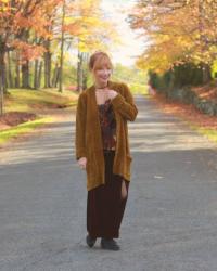 Chenille Cardigan & Burnout Velvet Cami: Beautiful Diversity