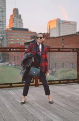 Monday Work Outfit With Tartan Plaid And Other Fun Prints 